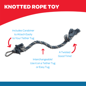 Knotted Rope Toy - Tether Tug