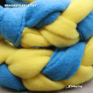 Braided Fleece Toy - Tether Tug