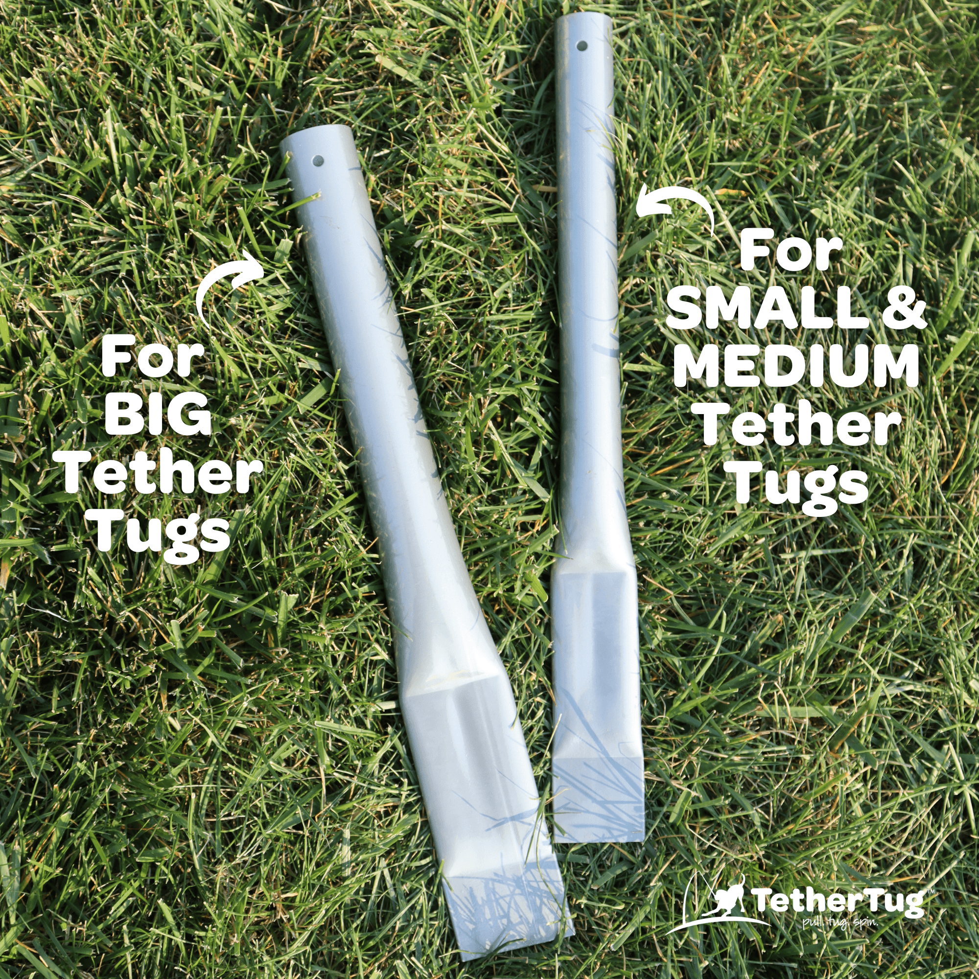BIG Tether Tug Kit for Dogs 70 lbs or More - Tether Tug