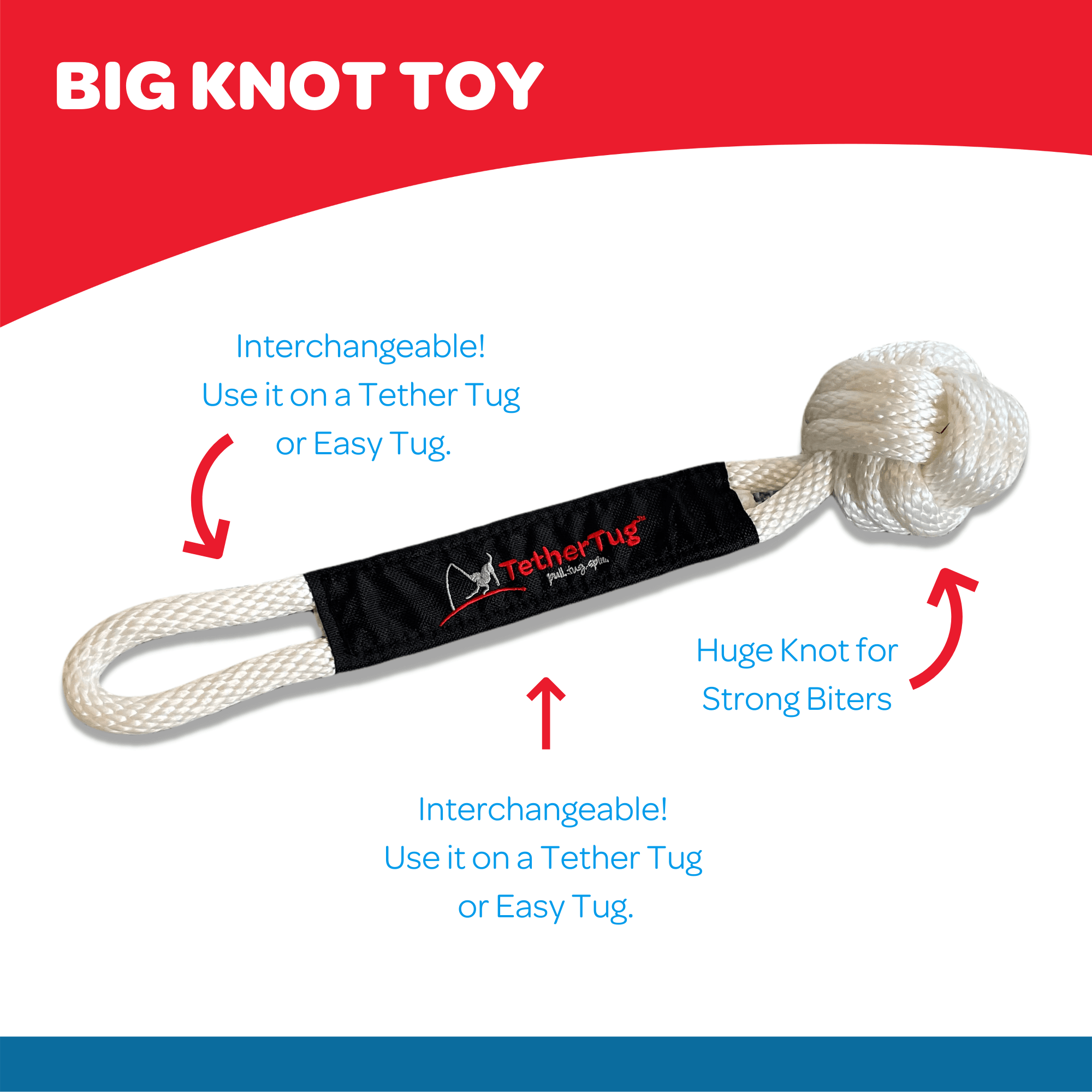 Big Knot Toy - Tether Tug